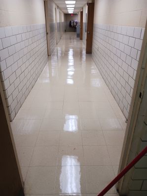 Before & After VCT Floor Stripping & Waxing in Hamilton, OH (3)